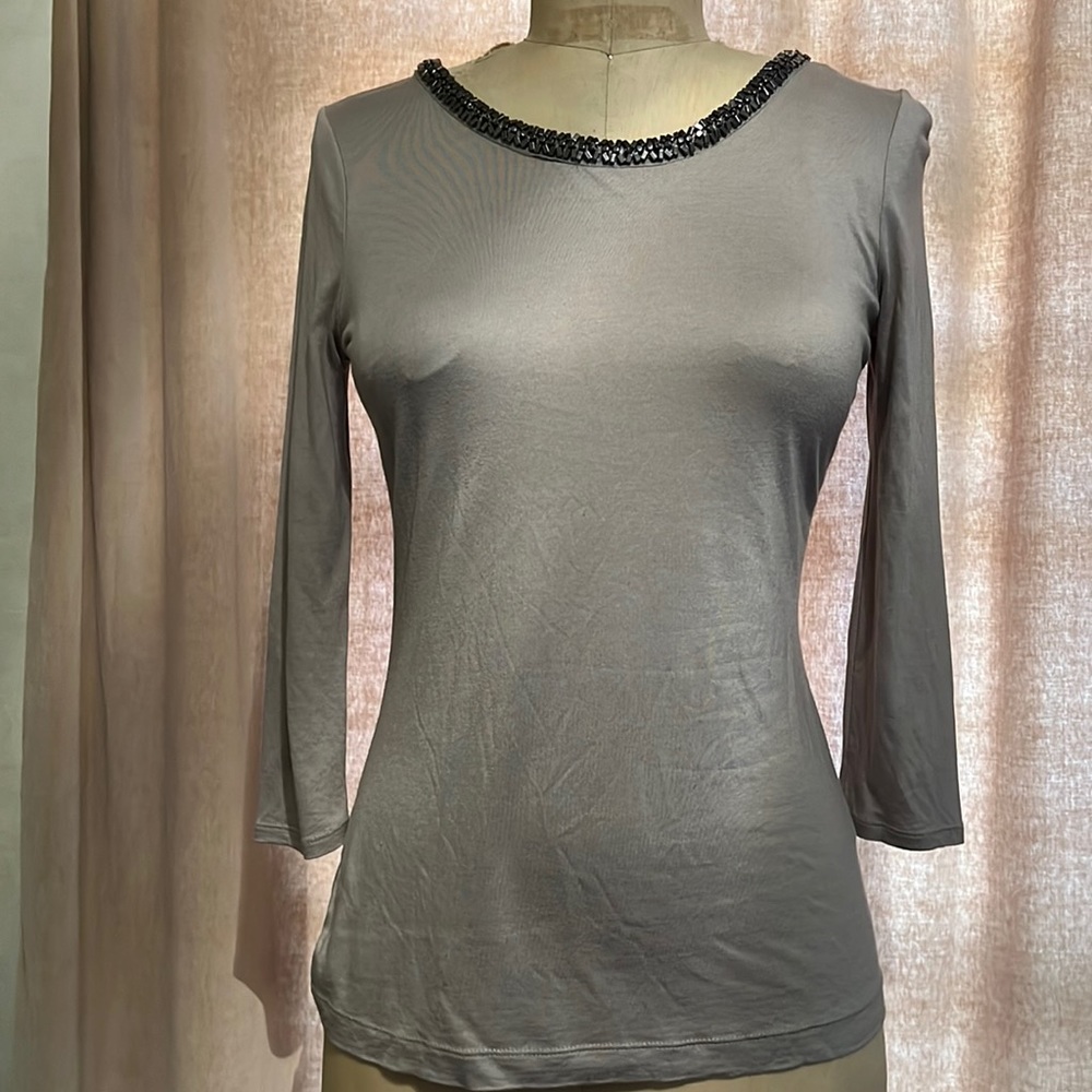 BANANA REPUBLIC heritage BEADED TOP